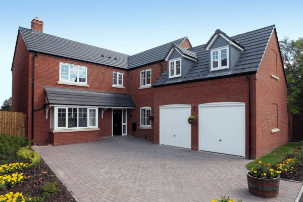 Driveway with no driveway cracks