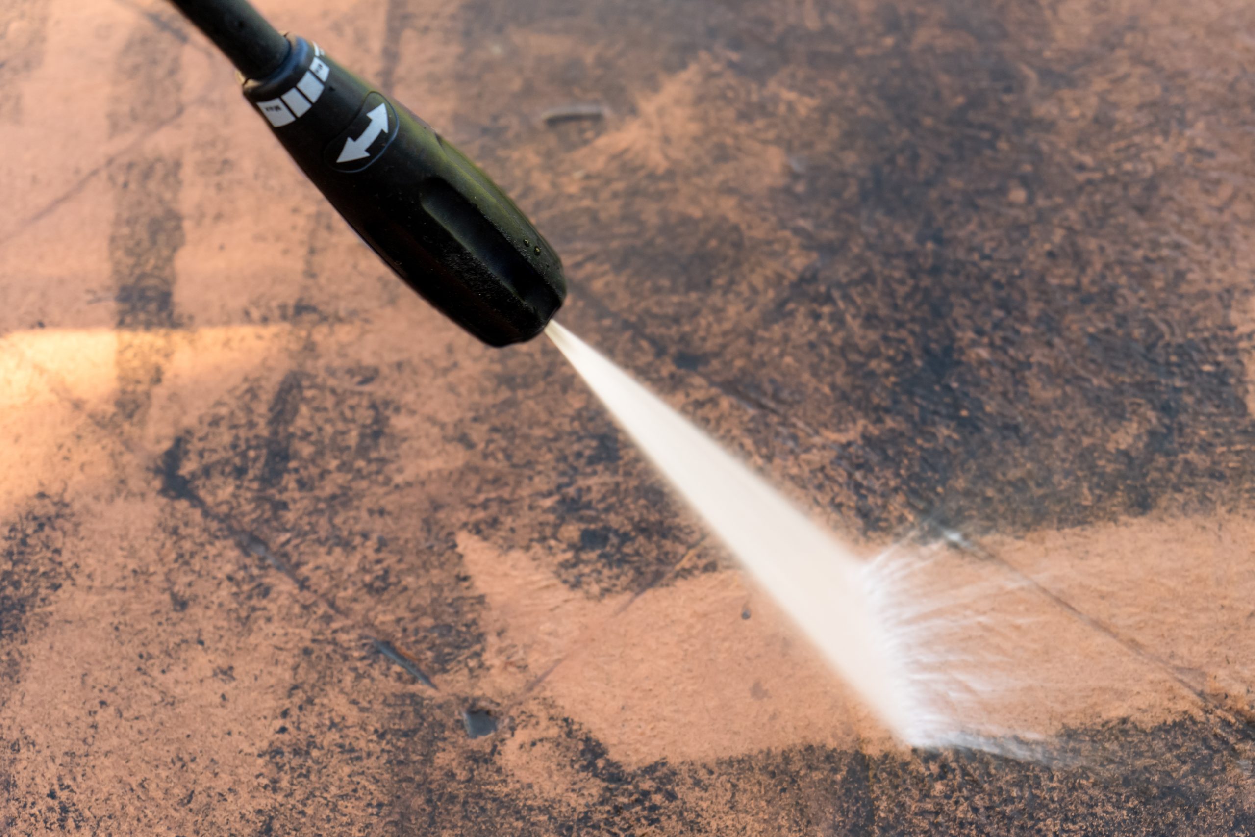 Patio Maintenance with a Jet wash